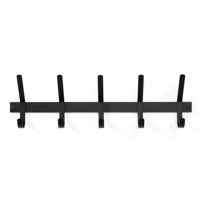 Kapstok DEXTER 5 Zwart 70x8.2x21cm Spinder Design-Kapstokken-Spinder