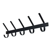 Kapstok DEXTER 5 Zwart 70x8.2x21cm Spinder Design-Kapstokken-Spinder
