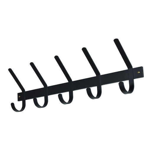 Kapstok DEXTER 5 Zwart 70x8.2x21cm Spinder Design-Kapstokken-Spinder