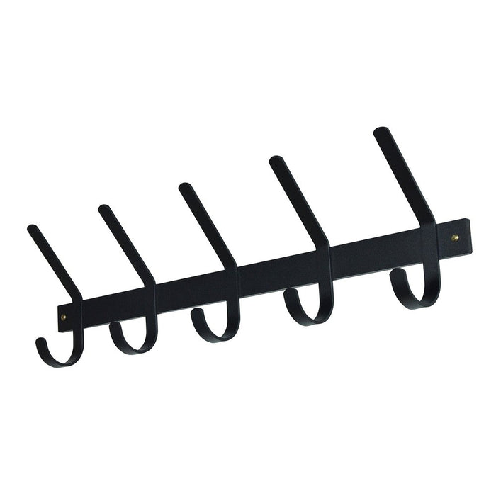 Kapstok DEXTER 5 Zwart 70x8.2x21cm Spinder Design-Kapstokken-Spinder