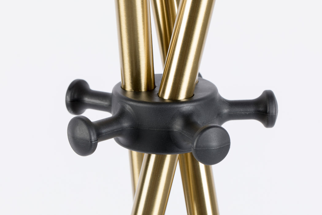 Kapstok Darwin Brass Metaal Goud 51x44 cm-Kapstokken-Creating Home