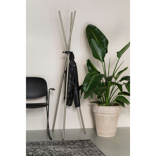 Kapstok Darwin Coat Rack Metaal Silver 44x51x174 cm-Kapstokken-Creating Home