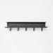 Kapstok EASY Zwart 50x10x11cm Spinder Design-Kapstokken-Spinder