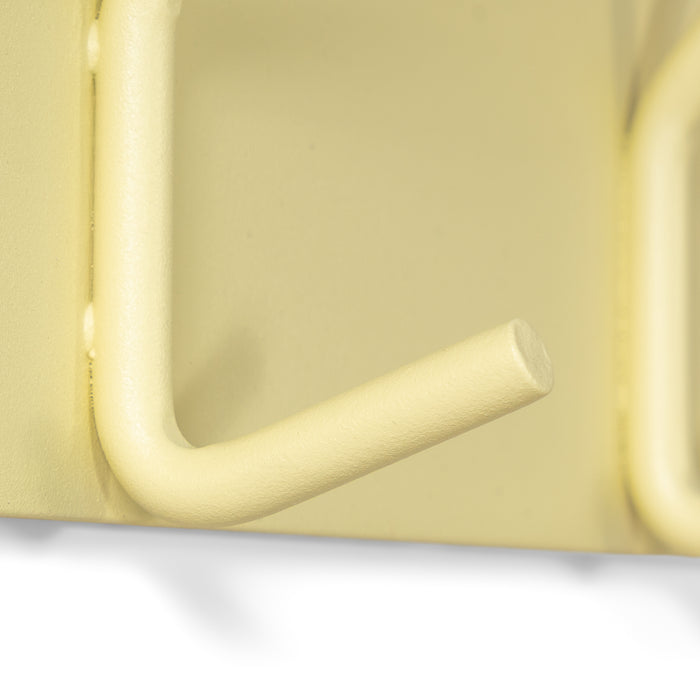 Kapstok FUSION 3 Butter Yellow 40x1.6x12cm Spinder Design-Kapstokken-Spinder