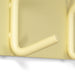 Kapstok FUSION 3 Butter Yellow 40x1.6x12cm Spinder Design-Kapstokken-Spinder
