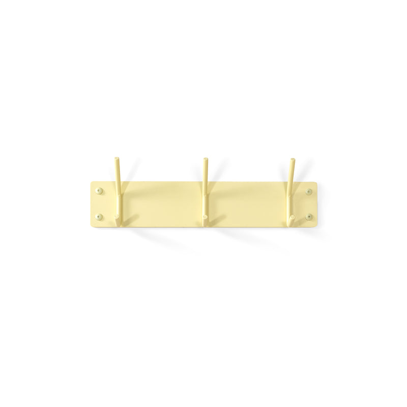 Kapstok FUSION 3 Butter Yellow 40x1.6x12cm Spinder Design-Kapstokken-Spinder