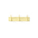 Kapstok FUSION 3 Butter Yellow 40x1.6x12cm Spinder Design-Kapstokken-Spinder