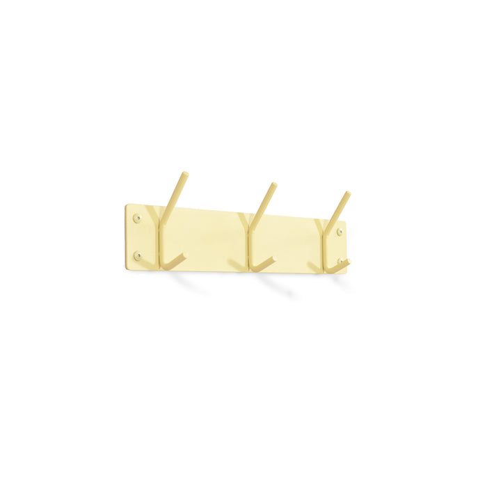 Kapstok FUSION 3 Butter Yellow 40x1.6x12cm Spinder Design-Kapstokken-Spinder