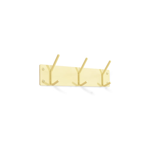 Kapstok FUSION 3 Butter Yellow 40x1.6x12cm Spinder Design-Kapstokken-Spinder
