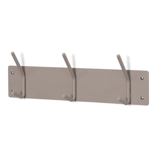 Kapstok FUSION 3 Silky Taupe 40x1.6x12cm Spinder Design-Kapstokken-Spinder