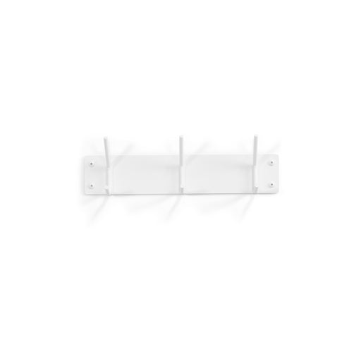 Kapstok FUSION 3 Wit 40x1.6x12cm Spinder Design-Kapstokken-Spinder