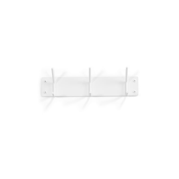 Kapstok FUSION 3 Wit 40x1.6x12cm Spinder Design-Kapstokken-Spinder