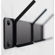 Kapstok FUSION 3 Zwart 40x1.6x12cm Spinder Design-Kapstokken-Spinder