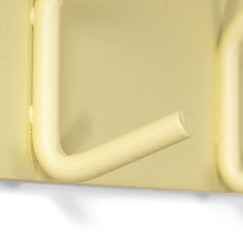Kapstok FUSION 5 Butter Yellow 70x6x12cm Spinder Design-Kapstokken-Spinder