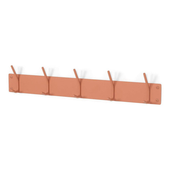 Kapstok FUSION 5 Clay Terra 70x6x12cm Spinder Design-Kapstokken-Spinder