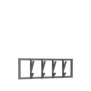 Kapstok Frame Burned Steel Metaal M 70x9x22 cm-Kapstokken-LABEL51