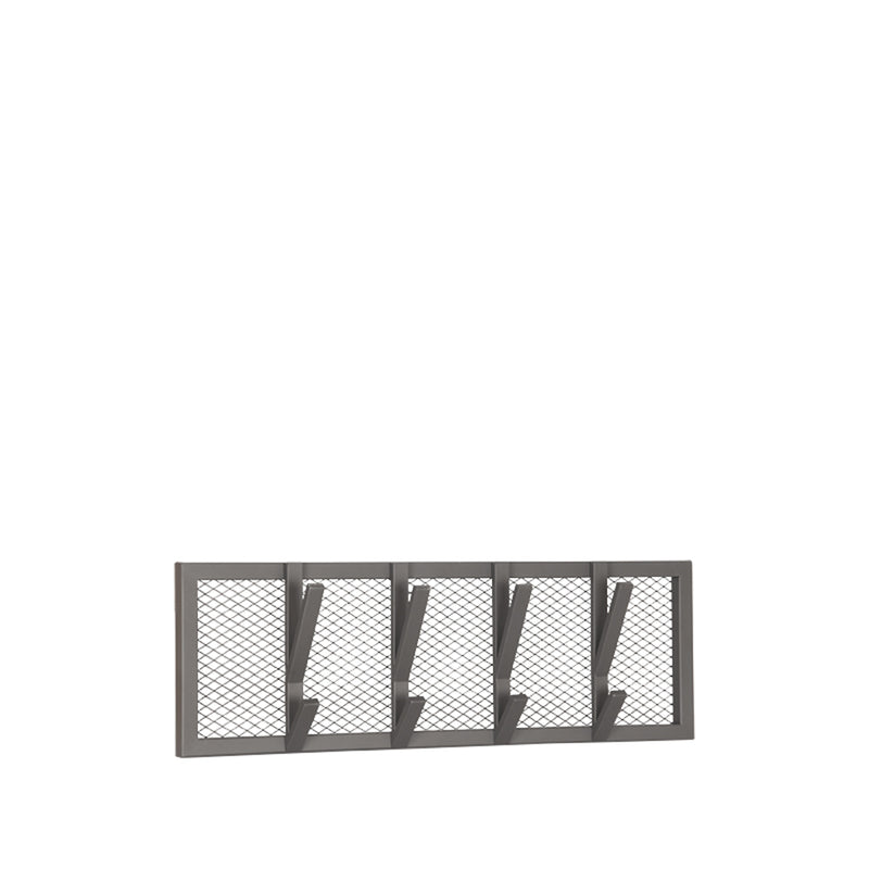Kapstok Gruff Burned Steel Metaal M 70x9x22 cm-Kapstokken-LABEL51