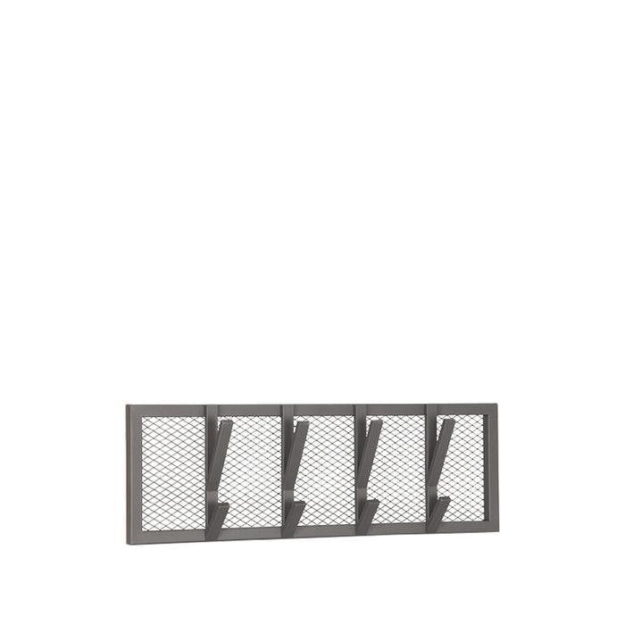 Kapstok Gruff Burned Steel Metaal M 70x9x22 cm-Kapstokken-LABEL51