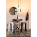Kapstok Hooked Satin Nickel Metaal Zilver Ø31x172 cm-Kapstokken-Creating Home