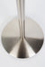 Kapstok Hooked Satin Nickel Metaal Zilver Ø31x172 cm-Kapstokken-Creating Home