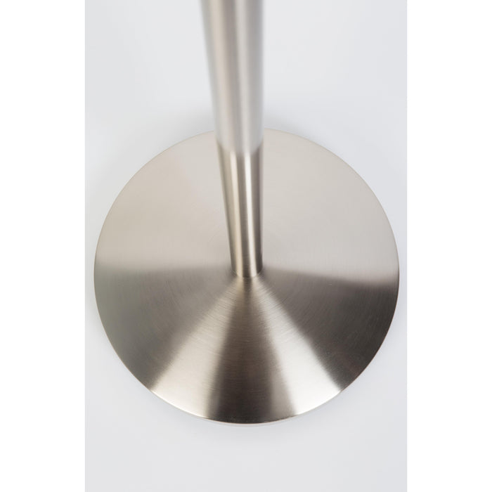 Kapstok Hooked Satin Nickel Metaal Zilver Ø31x172 cm-Kapstokken-Creating Home