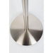 Kapstok Hooked Satin Nickel Metaal Zilver Ø31x172 cm-Kapstokken-Creating Home