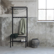 Kapstok IVAR 2 Zwart 70x29x178cm Spinder Design-Kapstokken-Spinder