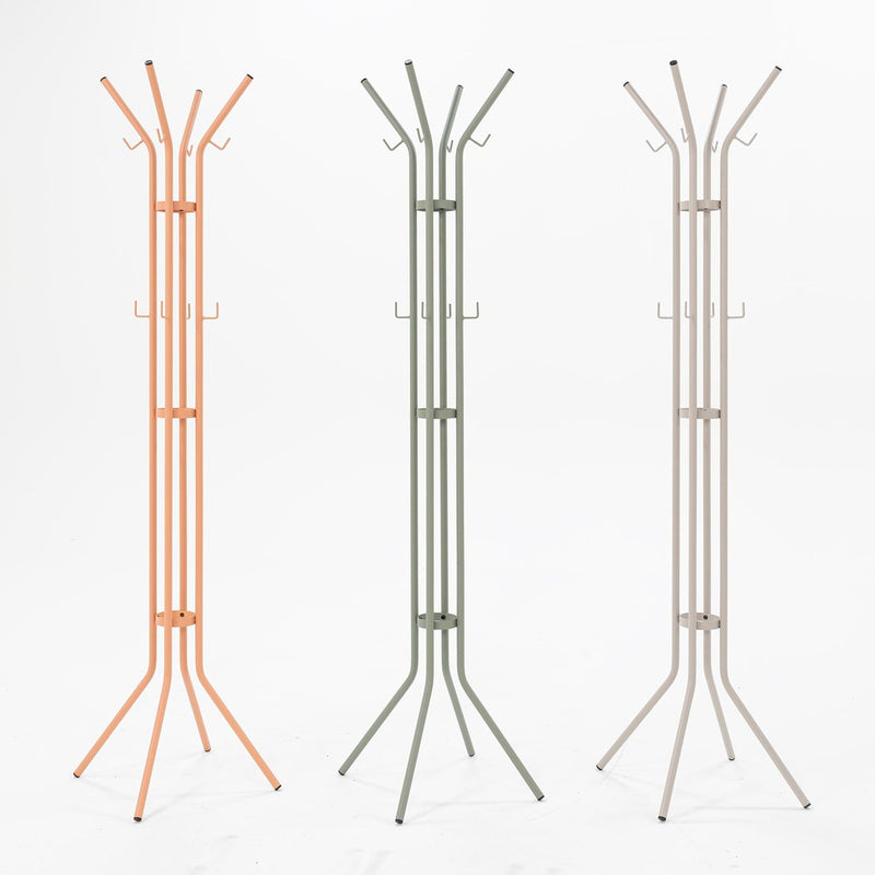 Kapstok JESSY Dusty Green 40x40x170cm Spinder Design GV062-33-Kapstokken-Spinder