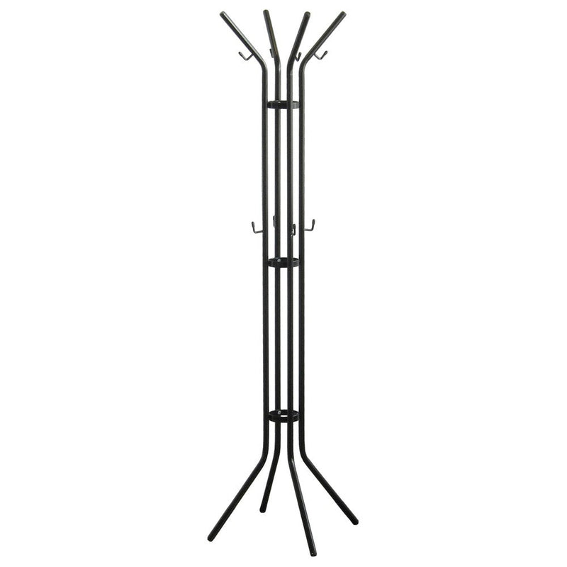 Kapstok JESSY Zwart 40x40x170cm Spinder Design GV062-02-Kapstokken-Spinder