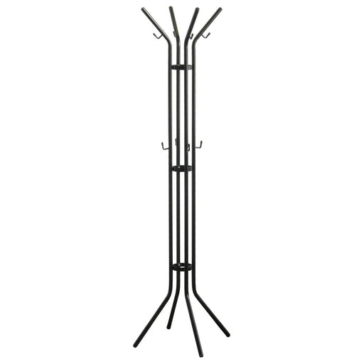 Kapstok JESSY Zwart 40x40x170cm Spinder Design GV062-02-Kapstokken-Spinder