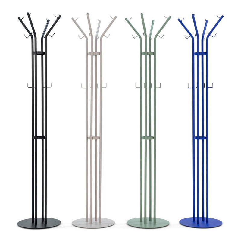 Kapstok JESSY Zwart 40x40x170cm Spinder Design GV070-22-Kapstokken-Spinder