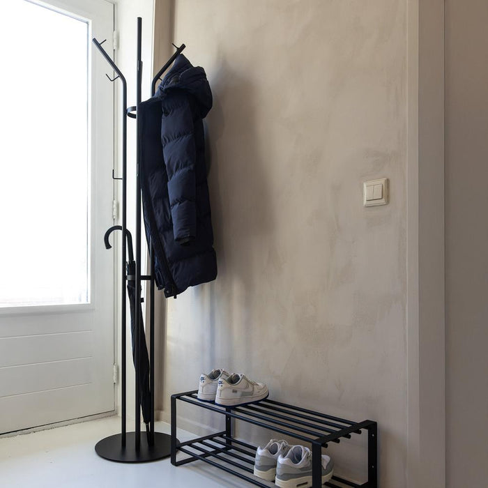 Kapstok JESSY Zwart 40x40x170cm Spinder Design GV070-22-Kapstokken-Spinder