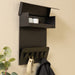 Kapstok KEEPER Zwart 29x8.5x33.5cm Spinder Design-Kapstokken-Spinder