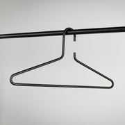 Kapstok Kledinghangers SENZA 6 Staal Zwart 41.5x1x21cm Spinder-Kapstokken-Spinder