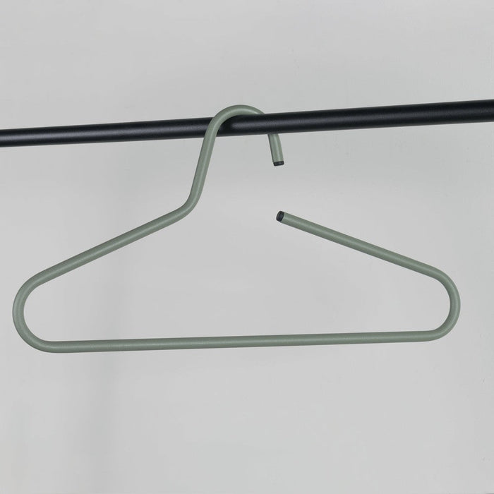 Kapstok Kledinghangers VICTORIE Staal Dusty Green 42x1x21.5cm-Kapstokken-Spinder