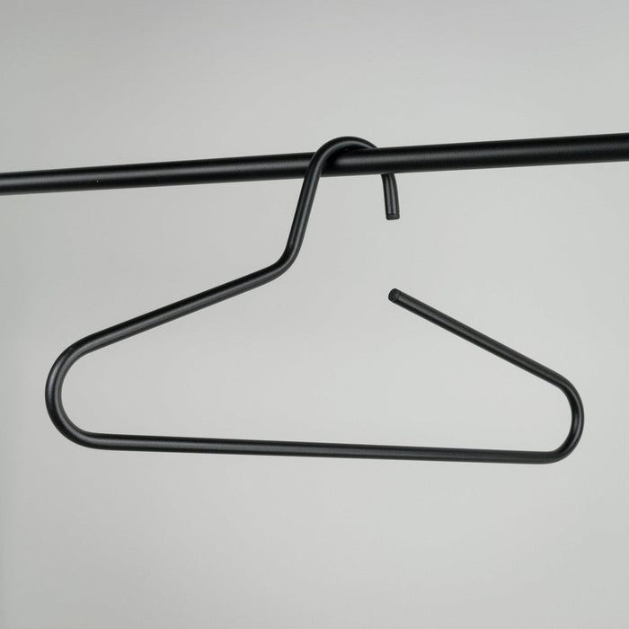 Kapstok Kledinghangers VICTORIE Staal Zwart 42x1x21.5cm Spinder-Kapstokken-Spinder
