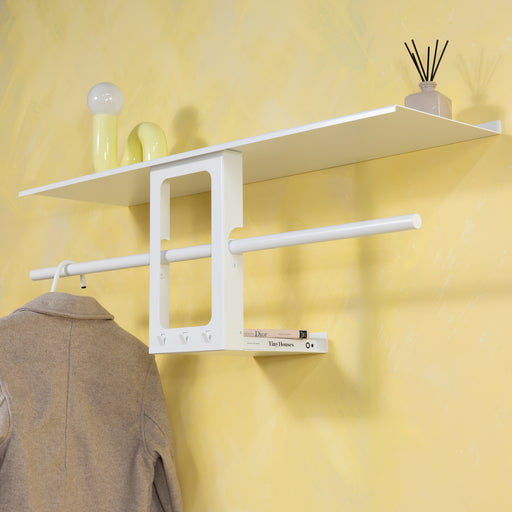 Kapstok LUNO SMALL 100 Wit 100x30x35.5cm Spinder Design-Kapstokken-Spinder
