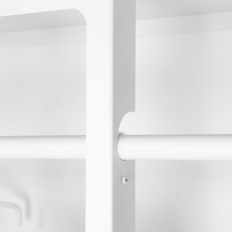 Kapstok LUNO SMALL 100 Wit 100x30x35.5cm Spinder Design-Kapstokken-Spinder