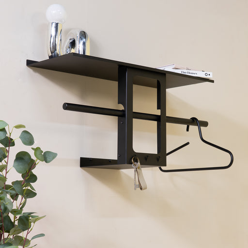Kapstok LUNO SMALL 70 Zwart 70x30x35.5cm Spinder Design-Kapstokken-Spinder
