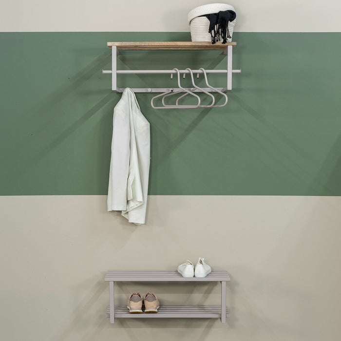 Kapstok MARCO Silky Taupe Eiken 76x34x26cm Spinder Design-Kapstokken-Spinder