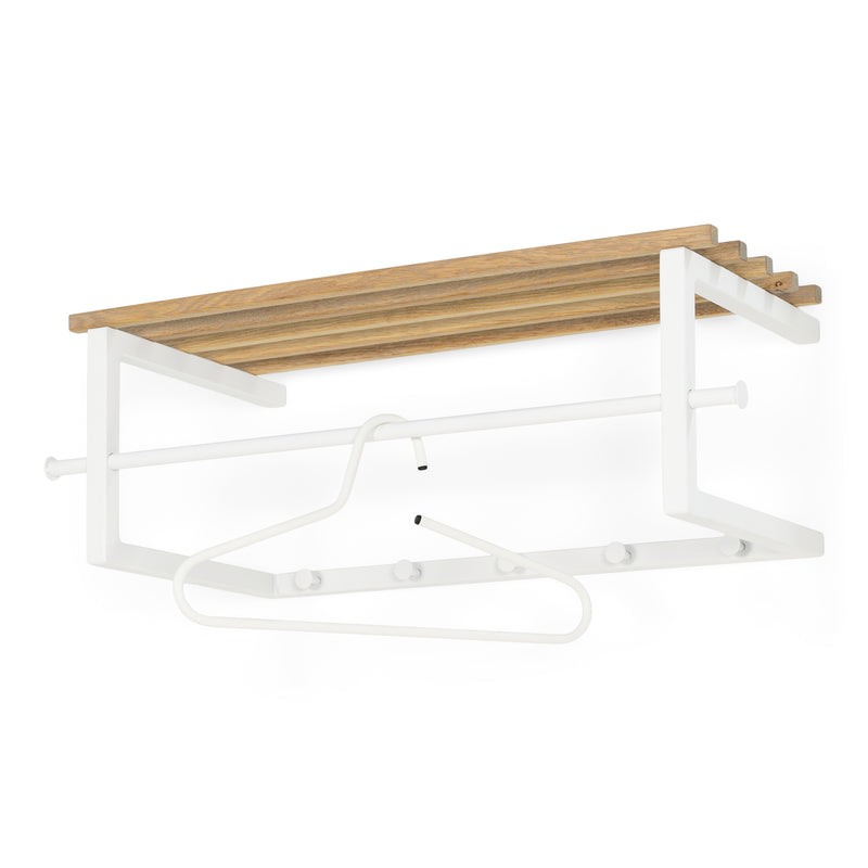 Kapstok MARCO Wit Eiken 76x34x26cm Spinder Design-Kapstokken-Spinder