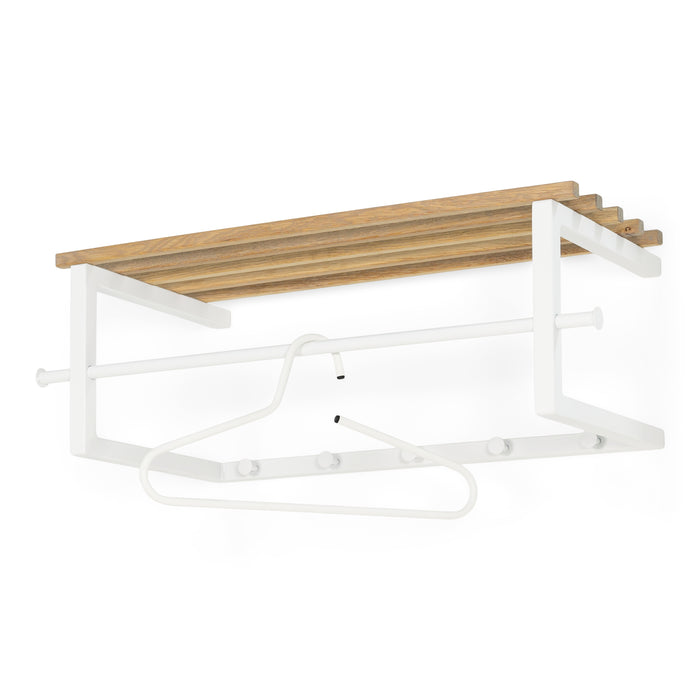 Kapstok MARCO Wit Eiken 76x34x26cm Spinder Design-Kapstokken-Spinder