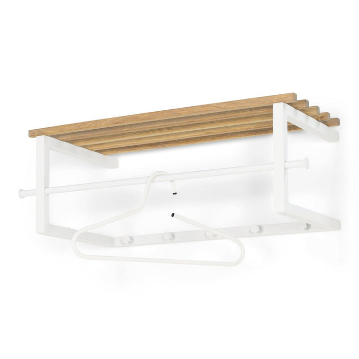 Kapstok MARCO Wit Eiken 76x34x26cm Spinder Design-Kapstokken-Spinder