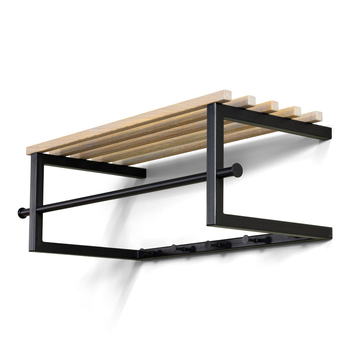 Kapstok MARCO Zwart Eiken 76x34x26cm Spinder Design-Kapstokken-Spinder