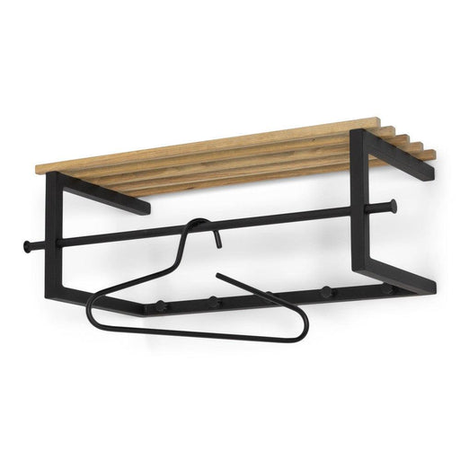 Kapstok MARCO Zwart Eiken 76x34x26cm Spinder Design-Kapstokken-Spinder