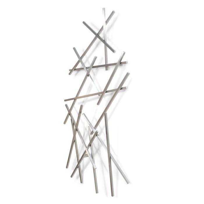 Kapstok MATCHES RVS 100x15x184cm Spinder Design-Kapstokken-Spinder