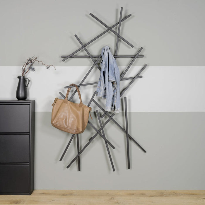 Kapstok MATCHES Zwart 100x15x184cm Spinder Design-Kapstokken-Spinder