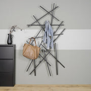 Kapstok MATCHES Zwart 100x15x184cm Spinder Design-Kapstokken-Spinder