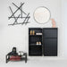 Kapstok MATCHES Zwart 79x10x79cm Spinder Design-Kapstokken-Spinder