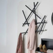 Kapstok MATCHES Zwart 79x10x79cm Spinder Design-Kapstokken-Spinder